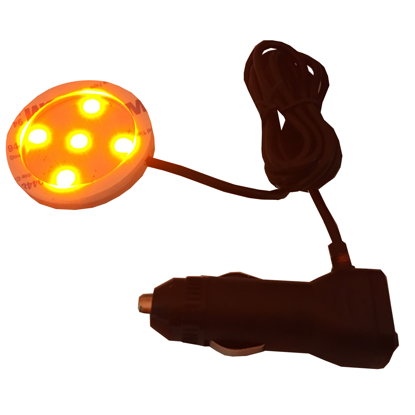 Support lumineux pour désodorisant Poppy, ALLRIDE, 5 LEDS, rouge, 24V  (80665218), ALLRIDE