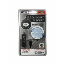 Alternative view of Support adhésif lumineux Poppy 5 leds multicouleurs 12V et 24 V avec cléfs usb