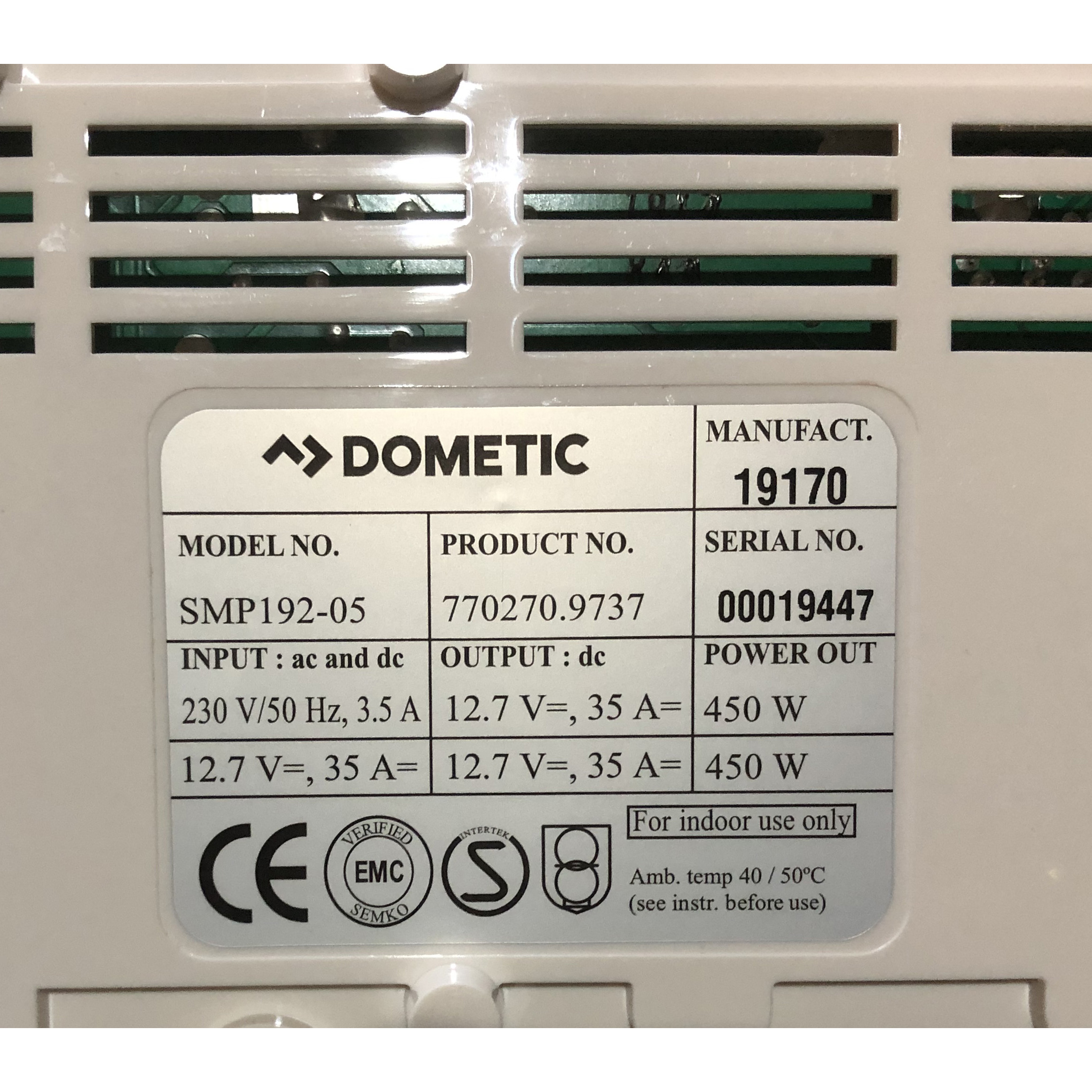 Dometic Group PerfectCharge IU 812 9600000037 Chargeur 8 A - Conrad  Electronic France