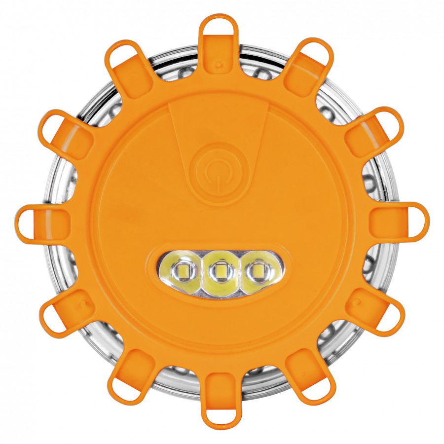 Balise flash à led orange de signalisation -visible à 1 km - Voyant d'avertissement en cas de panne ou accident – Image 4