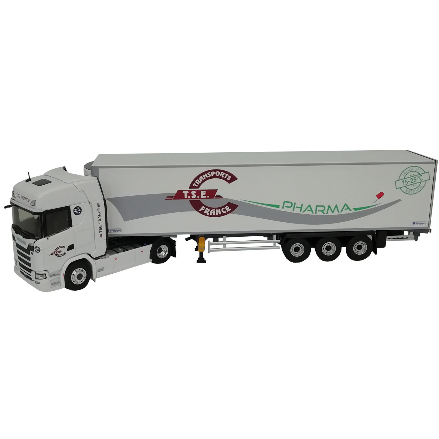 Camion Eligor Mercedes Actros MP2 + Remorque Frappa TPS Plein Sud 1/43