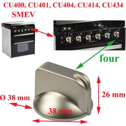 SMEV, bouton rotatif du four Dometic : CU400, CU401, CU404, CU414, CU434