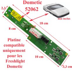 Dometic, panneau de commande ref 52062 qui comporte la sonde E1 de température pour les Freshlight 2200, Freshlight 1600 par Dometic