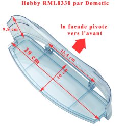 Balconnet bleu du milieu de la porte pour Hobby des refrigerateurs RML8330 Dometic