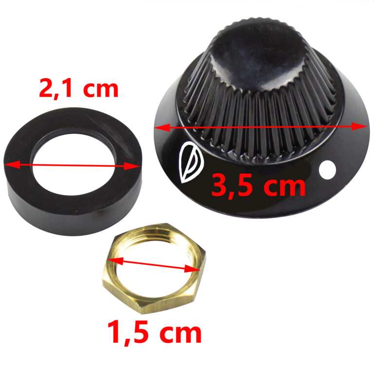 Boutons Gazinière Métal 6mm - Lot De 5 Boutons De Cuisson Pour Four Et Plaque à Gaz