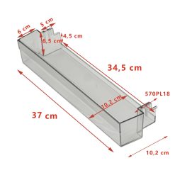 Alternative view of Dometic, balconnet 570PL18 supérieur pour RCD10.5, RCS10.05, RMD10.5, RMS10.5, RUC5204, RUC6404, RUC8404