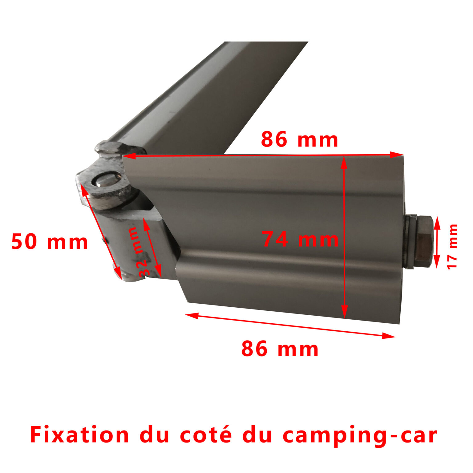 Prostor 500 Prostor 550 Dometic PW1000 PW1500 Bras GAUCHE Pour Les 