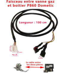 Connection câblage faisceau entre vanne gaz et le boitier P-860 pour RML9331, RML9335, RML9431, RML9435, RMLT9335, RMLT9435, RMV5305 par Dometic