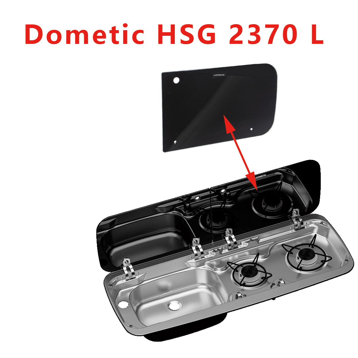 Couvercle Céramique Pour Toilettes Mobiles Dometic - Pièce Détachée Référence 2426016370