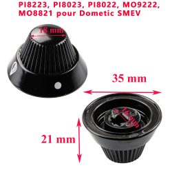 Alternative view of Un bouton gaziniere PI8002, PI8223, PI8023, PI8022, MO9222, MO8821, M08123 Dometic ou SMEV