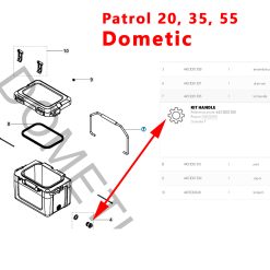 Alternative view of Patrol 20, 35, 55 bouchon d'évacuation par Dometic