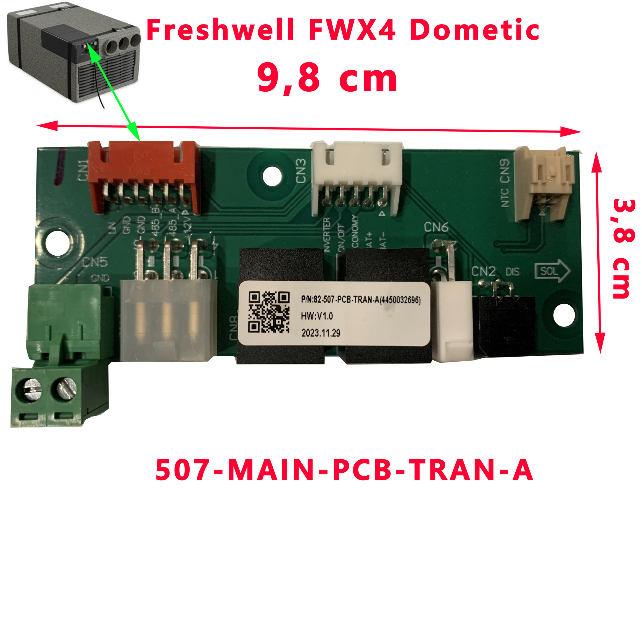 Dometic Freshwell FWX4 petite platine 82-507-PCB-TRAN-A – Image 4