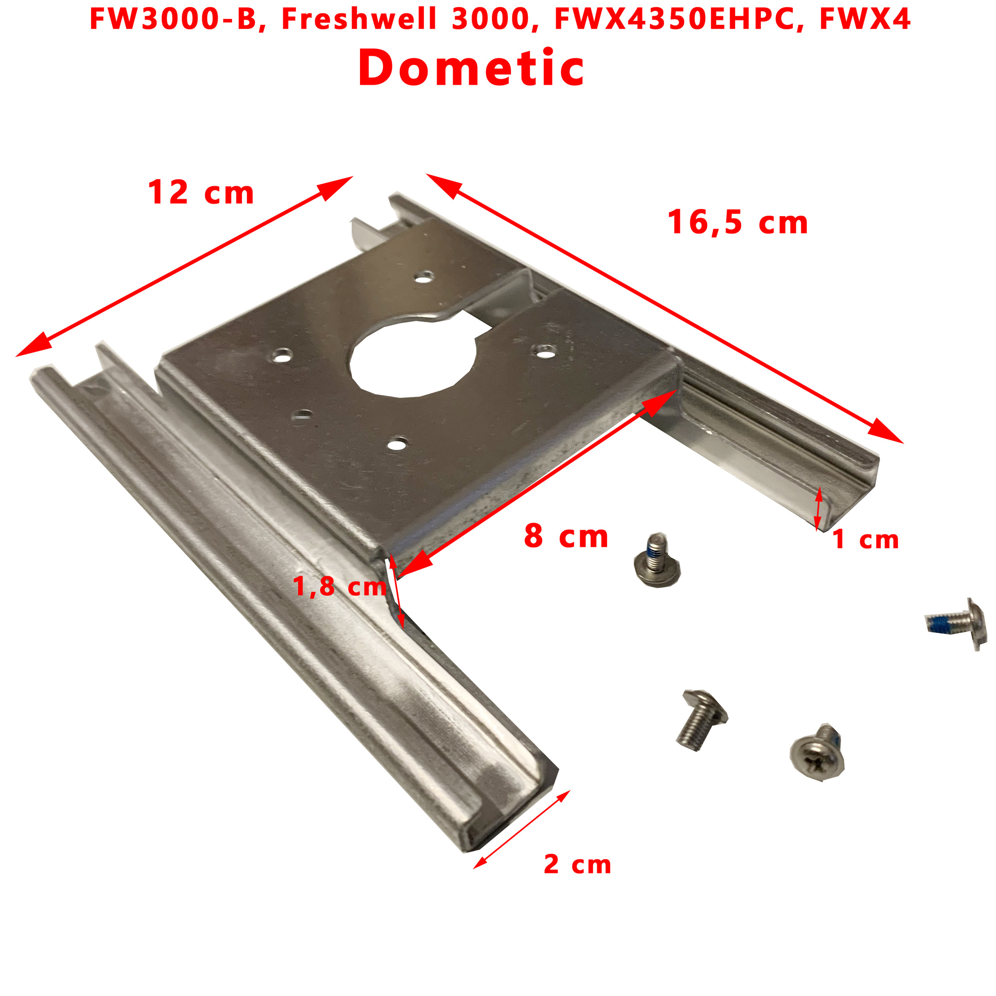 Freshwel FW3000-B, Freshwell 3000, FWX4350EHPC, FWX4, fixation moteur ventilateur par Dometic
