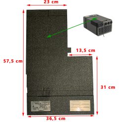 Couvercle Freshwell FWX4 pour climatiseur pour coffre par Dometic