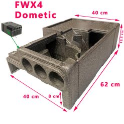FWX4 partie centrale de la caisse polystyrene gris par Dometic