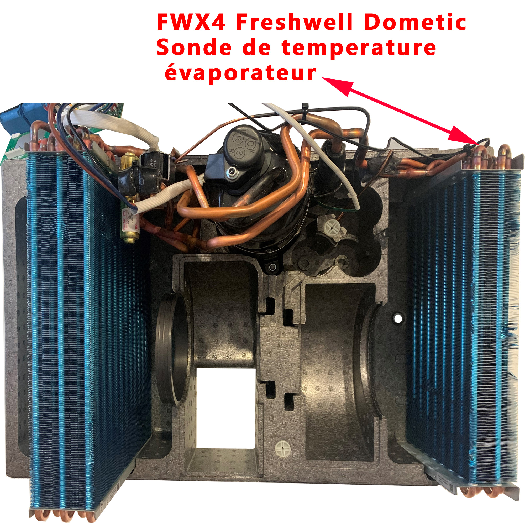 Dometic Freshwell FWX4 sonde de température de l'évaporateur à remplacer si le code erreur E2 – Image 2