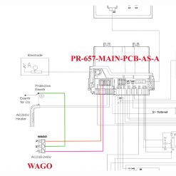 Alternative view of Dometic, câble alimentation 220V prise Wago branché sur l'électronique de puissance PR-657-MAIN-PCB-AS-A des réfrigérateurs RM10.5, RMS10.5, TBD à absorption par Dometic