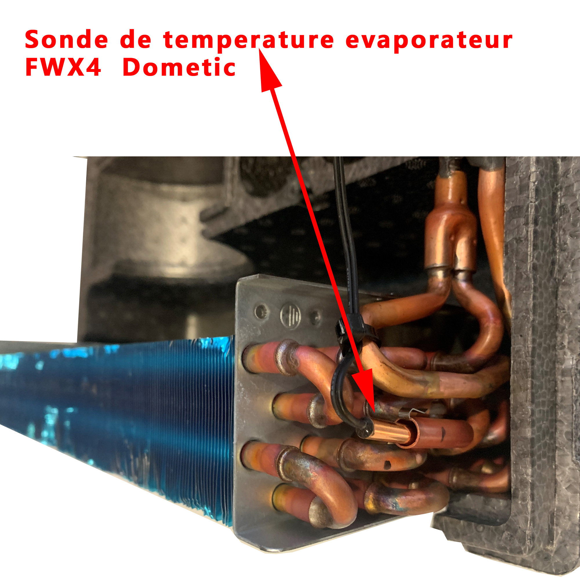 Dometic Freshwell FWX4 sonde de température de l'évaporateur à remplacer si le code erreur E2 – Image 3