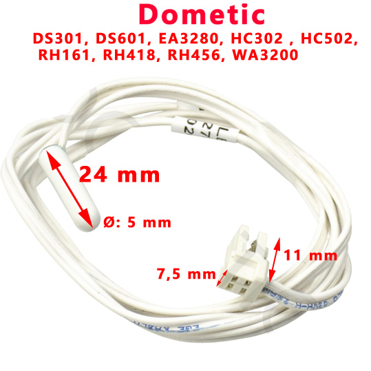 Sonde mini-bar pour les modèles DS301, DS601, EA3280, HC302 , HC502, RH161, RH418, RH456, WA3200 par Dometic