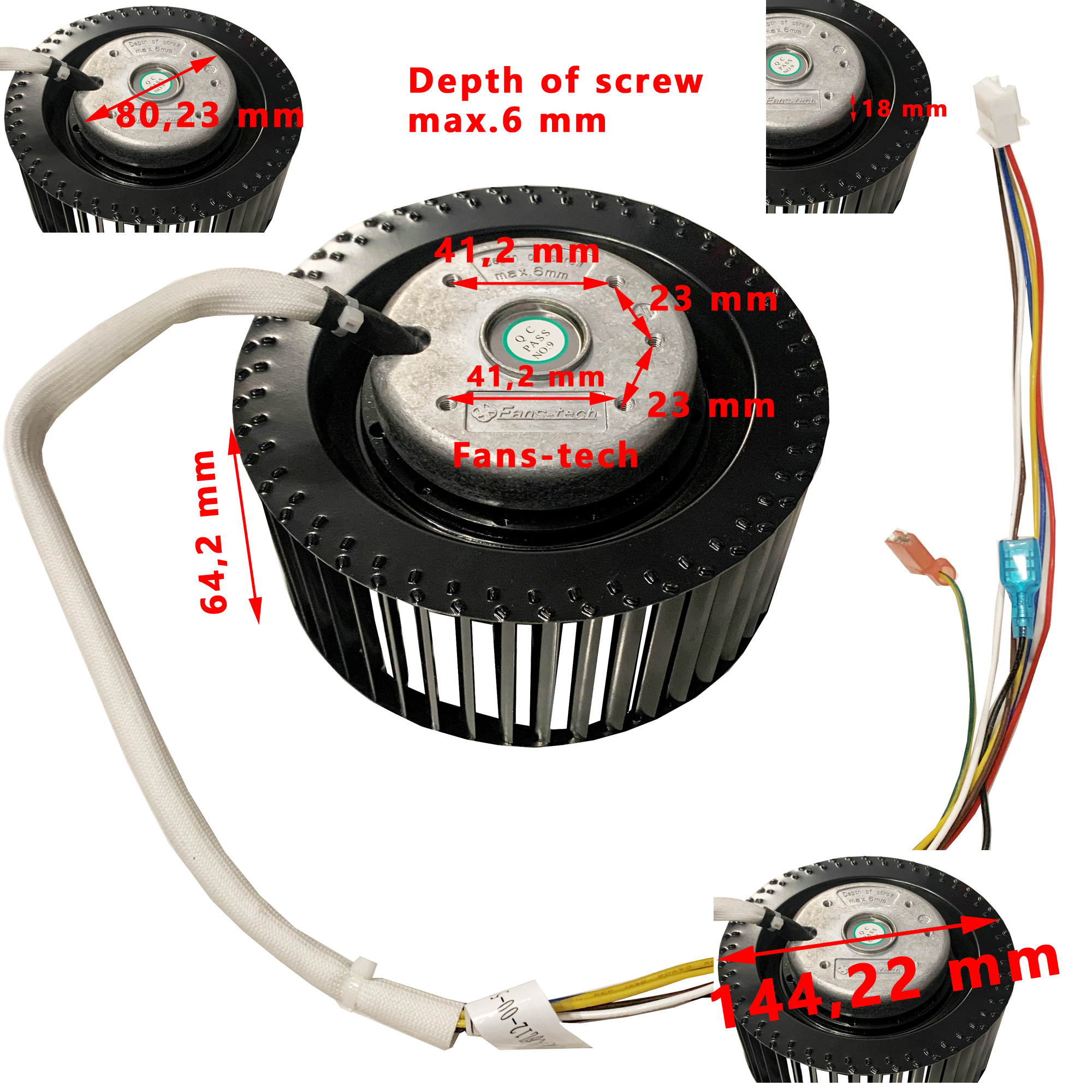 Ventilateur du condensateur pour Freshwell FWX4 par Dometic – Image 2