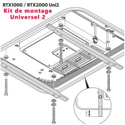 Alternative view of Dometic, kit complet d'installation pour climatisation RTX2000, RTX1000 ou SPX, si pas de toit ouvrant (soit universel 1 ou universel 2)