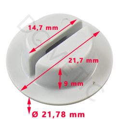 Fixation DROIT de grille Dometic pour RGE2000, RM62xx, RM63xx, RM64xx, RM72xx, RM73xx, RM74xx, RM75xx, RM76xx, RM78xx, RMF73xx, RMH73xx, RMT76xx, RMT78xx, T105GE
