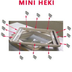 Alternative view of Lot de 12 pinces pour Heki, Heki3plus, Heki4, Micro-Heki, MidiHeki, Midi-Heki, MidiHekiStyle, Mini-Heki  Art1368 par Dometic