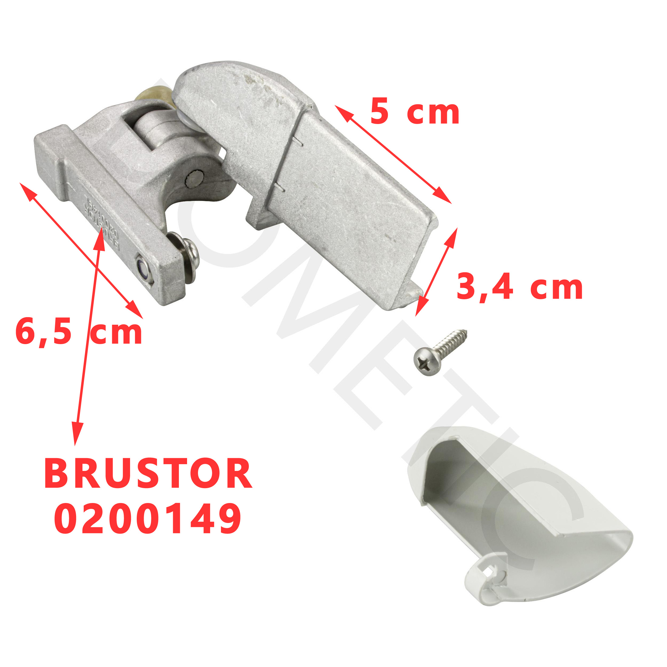 Une articulation GAUCHE pour auvent, store pour camping-car, Brustor 0200145 L par Dometic Prostor – Image 2