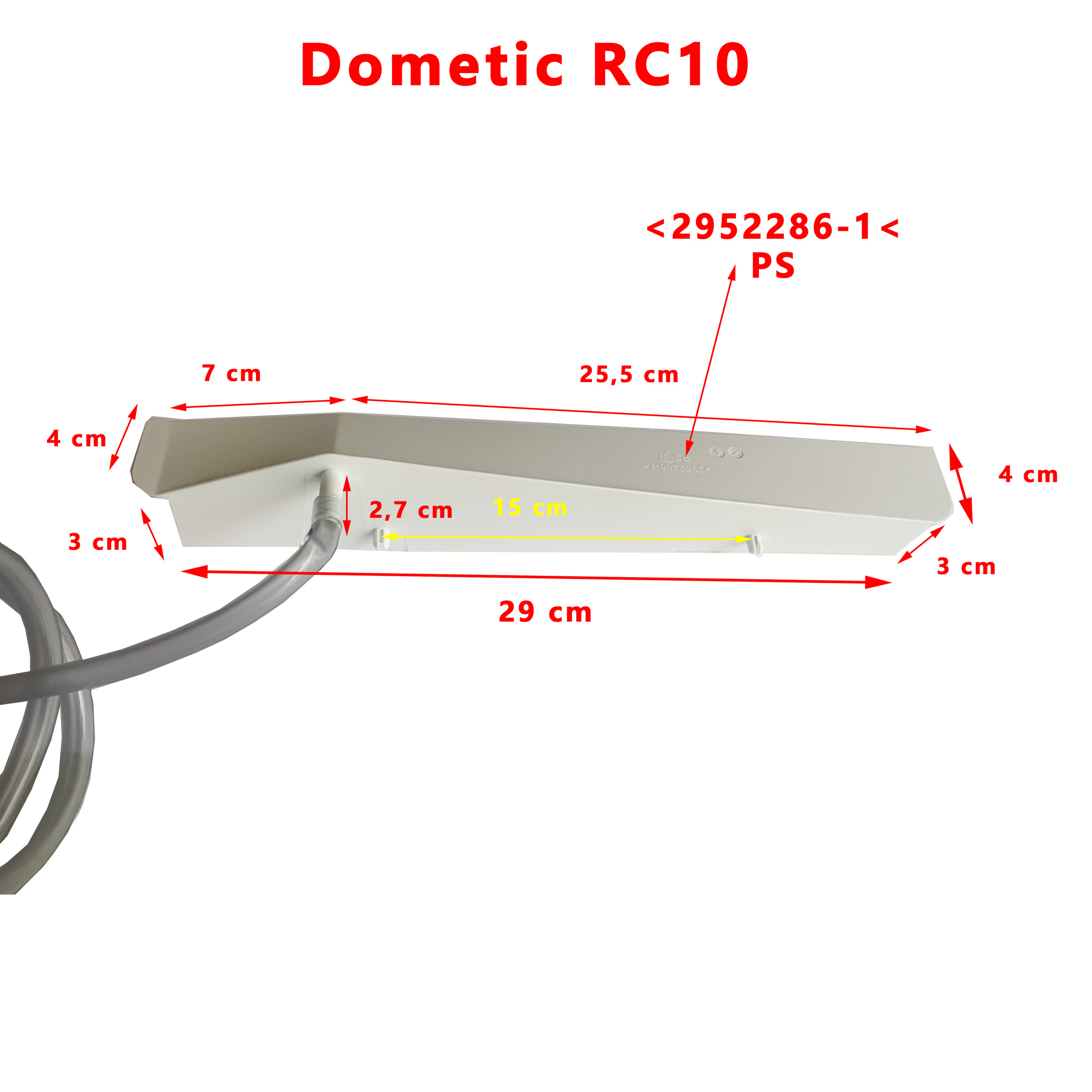 Dometic, RC10.4 recolte goutes d'eau 2952286-1 de condensation et son tuyau
