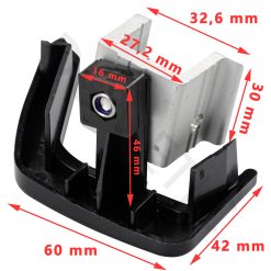 Alternative view of Embout noir de l’angle du panneau avant coté GAUCHE pour store PR2000 par Dometic