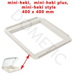 Cadre de fixation du lanterneau mini-heki (vis pas inclus), mini-heki plus, mini-heki style  pour une épaisseur du toit 43-60 mm par Dometic