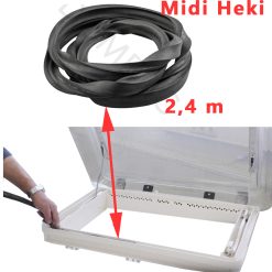 Un joint de montage D1206 extérieur entre plexiglass du dôme et le cadre pour lanterneau Midi Heki par Dometic