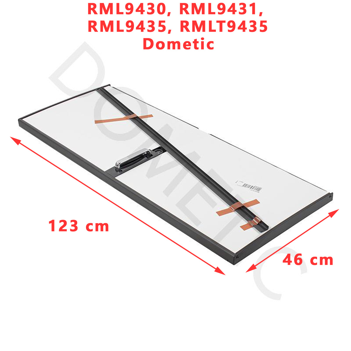 Porte (ouverture à droite) des réfrigerateurs RML9430 RML9431 RML9435 RMLT9435 par Dometic