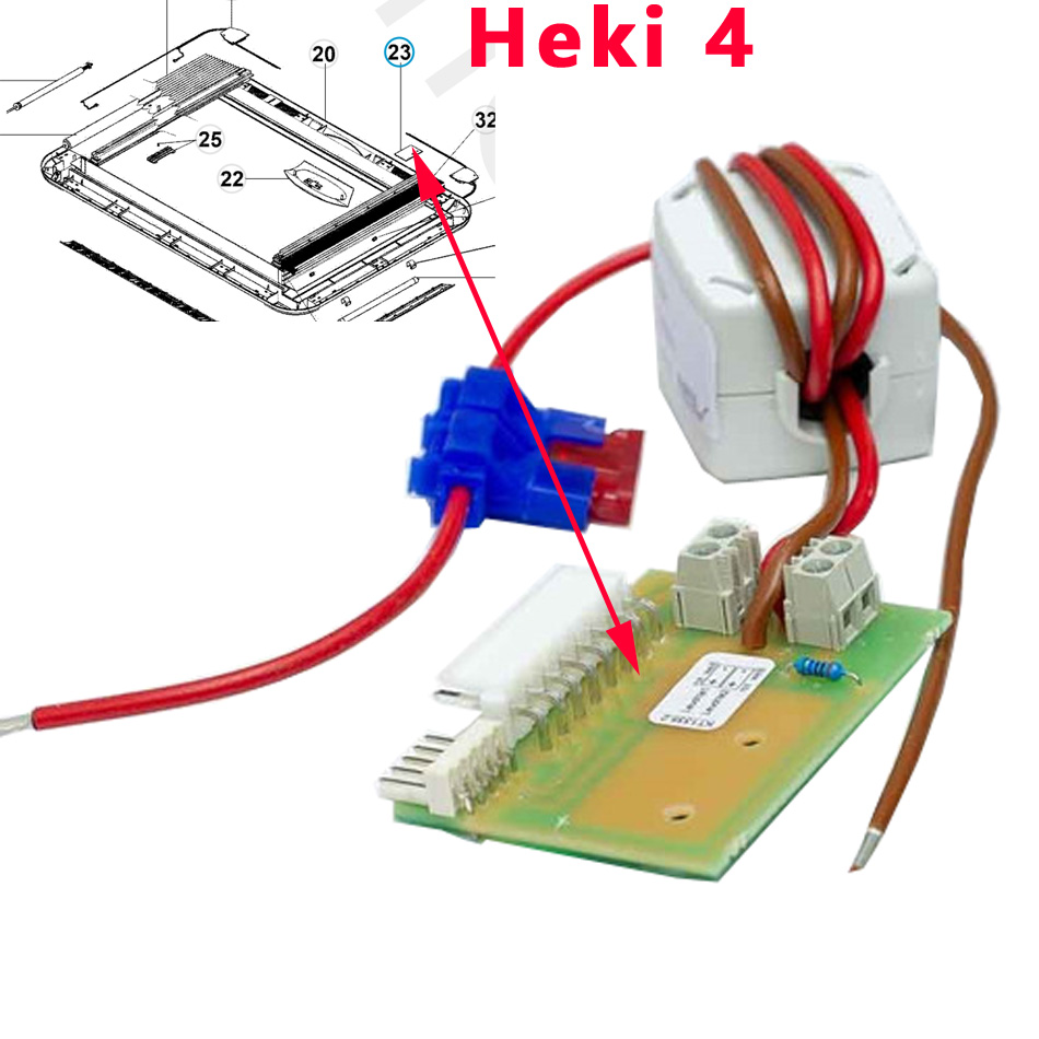 Dometic , Heki4 carte de commande électronique pour le lanterneau heki avec télécommande