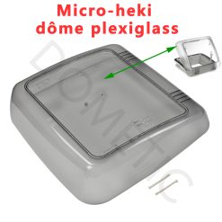 Dôme acrylique pour lanterneau ou Couvercle en plexiglass complet pour MICRO-HEKI par Dometic