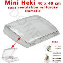 Dôme du lanterneau mini-heki en plexiglass ou acrylique ou couvercle en plexiglass complet pour MINI-HEKI sans ventilation (avec joint) par Dometic - DISPONIBLE MI MAI 2026