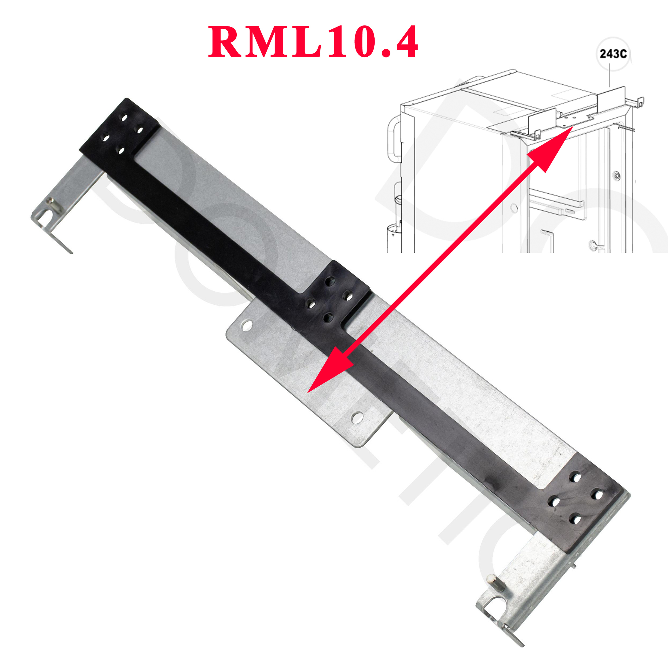 Dometic, Plaque fixation haut pour RML10.4 – Image 2