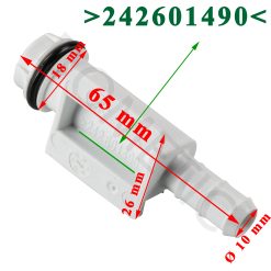 Activateur de ventilation sur la cassette Dometic pour toilette CT, CTLP, CTS, CTW