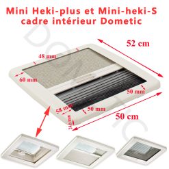 Cadre intérieur Mini Heki-plus et Mini-heki-S, BG18042520  avec occultant et moustiquaire par Dometic