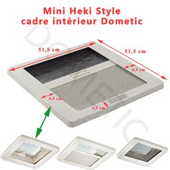 Cadre intérieur Mini Heki-Style, avec occultant et moustiquaire par Dometic