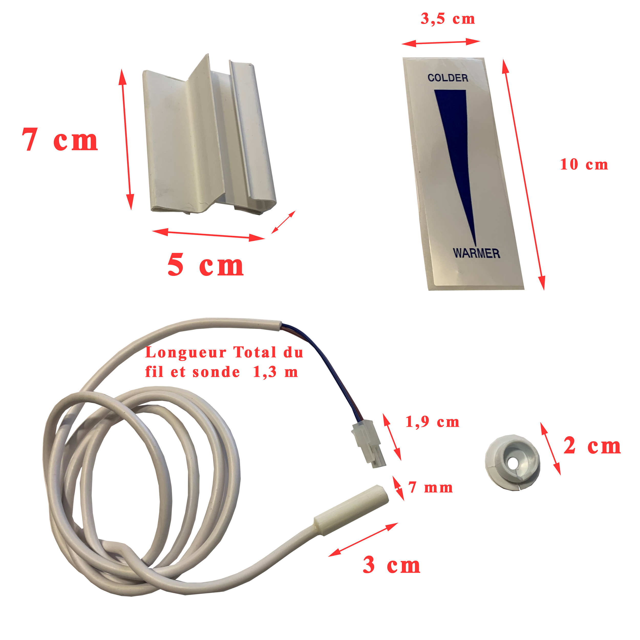 Sonde de température S.Thermstor Combo pour REFR,8CF,RH 2Way, REFR,8CR,LH 2Way etc. par Dometic
