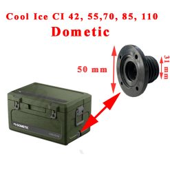 Dometic, élement du bouchon d’évacuation des glacieres Cool Ice CI 42 litres ou 55 ou 70 ou 85 ou 110 litres Dometic