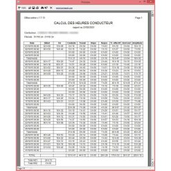 Alternative view of Logiciel de sauvegarde et d'analyse via une plateforme internet Opsilog.net des cartes chauffeurs uniquement pour agences d'intérim.