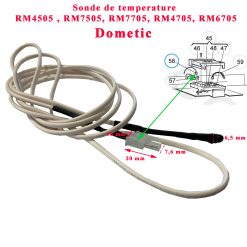 Dometic, sonde de temperature des refrigerateurs : RM4505, RM4705, RM6705, RM7505