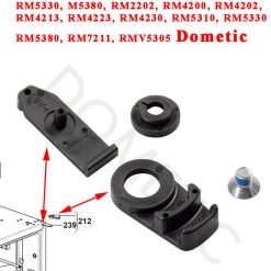 Alternative view of Dometic, fermeture de porte complete pour RM5330, RM5380, RM2202, RM4200, RM4202, RM4213, RM4223, RM4230, RM5310, RM5330 RM5380, RM7211, RMV5305