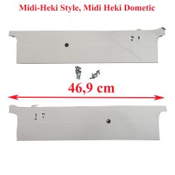 Alternative view of Dometic, paire des cotées SP1598 et  SP1599 des fixations des compas pour les Midi-Heki