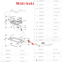 Alternative view of Dometic, 2 câbles guide du store et de la moustiquaire pour lanterneau Midi Heki