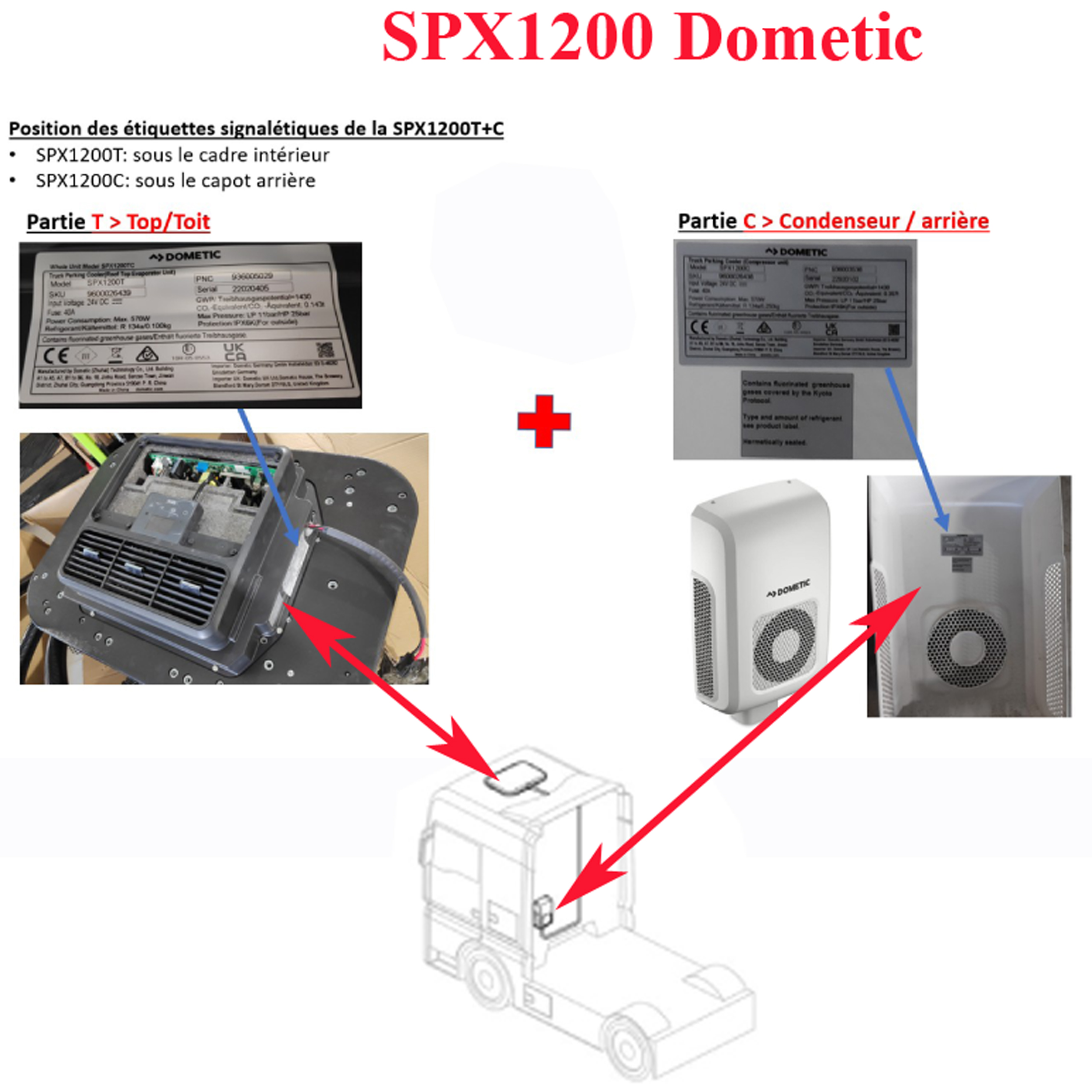 Dometic, condensateur pour SPX1200 climatisation poids lourd – Image 6