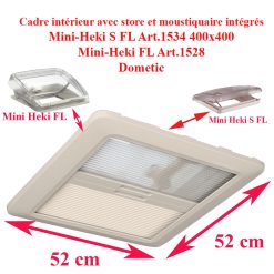 Cadre intérieur Mini Heki-plus et Mini-heki-S, BG18042520 avec occultant et moustiquaire par Dometic -