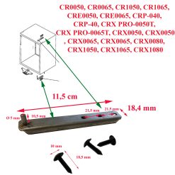 Waeco, charniere bas ou haut des réfrigérateurs: CRP40, CR0050, CR0065, CR1050, CR1065, CRE0050, CRE0065, CRP-040, CRP-40, CRX PRO-0050T, CRX PRO-0065T, CRX0050, CRX0065, CRX0080, CRX1050, CRX1065, CRX1080